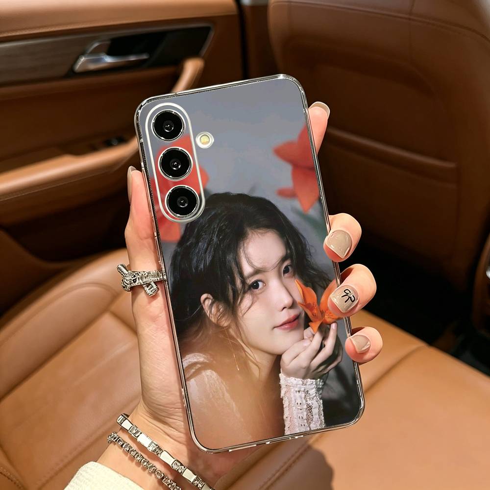 Versatile Actress-L-Lee Ji-eun Clear Phone Case for Samsung Galaxy A71, A70, A52, A51, A40, A30 Samsung a10