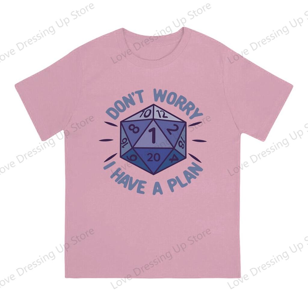 100pure Cotton Casual Unisex Tshirt Dont Worry I Have A Plan Short Sleeve Tshirts Street Short Sleeve Tee Funny Tops