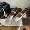 2025 autumn and winter new round head with soft bottom shallow mouth versatile commuter work ballet women's single shoes
