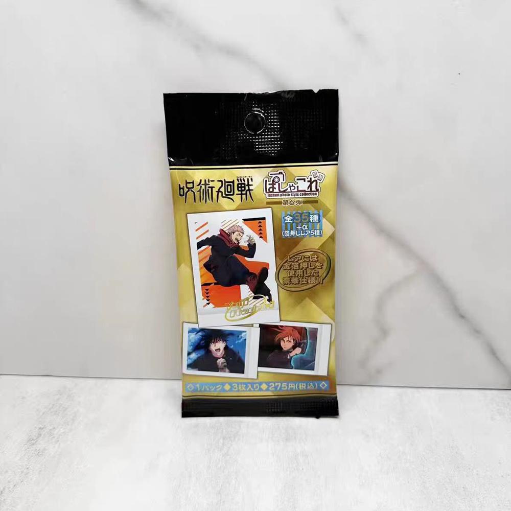 Anime Jujutsu Kaisen Cards Gojo Satoru Itadori Yuji Fushiguro Megumi Figure Flash Card Pocards Bookmark For Collection Gifts