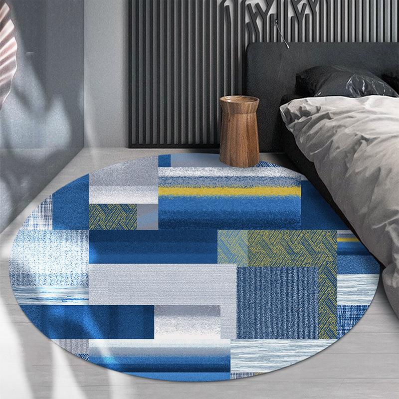 Wohnzimmer Runder Teppich Geometrisch Abstrakt Couchtisch Sofa Teppich Zuhause Schlafzimmer Bettvorleger