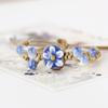 Broken Bridge Ceramic Floral Handmade Bracelet - Women's Fashion Jewelry