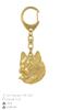 Alaskan Malamute - Gilded Key Ring with Dog, Handbag Decoration, Luxury Accessory by Art-Dog Brand