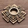 Lotus Pattern Wooden Crafts Holder For Crystal Stone Carving Stand Crystal Ball Base Meditation Decoration Desktop Ornament