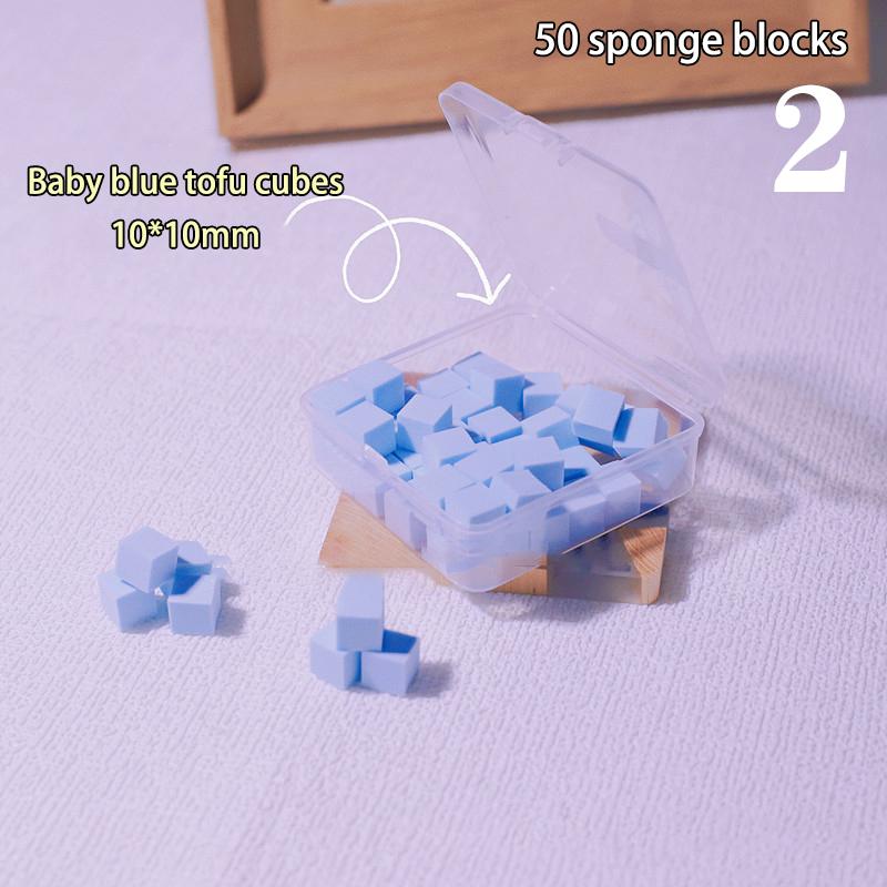 

50 шт. губка градиентный нейл-арт штамп инструменты гель-лак цвет градиент кисть блестящая пудра ручка для маникюра аксессуары as the picture