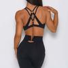 Spring/Summer Shockproof Sports Top & High-Waist Yoga Leggings Set