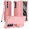 For Samsung Galaxy Z Fold7 5G Case Kickstand Hard PC Phone Cover with Stylus/Screen Protector