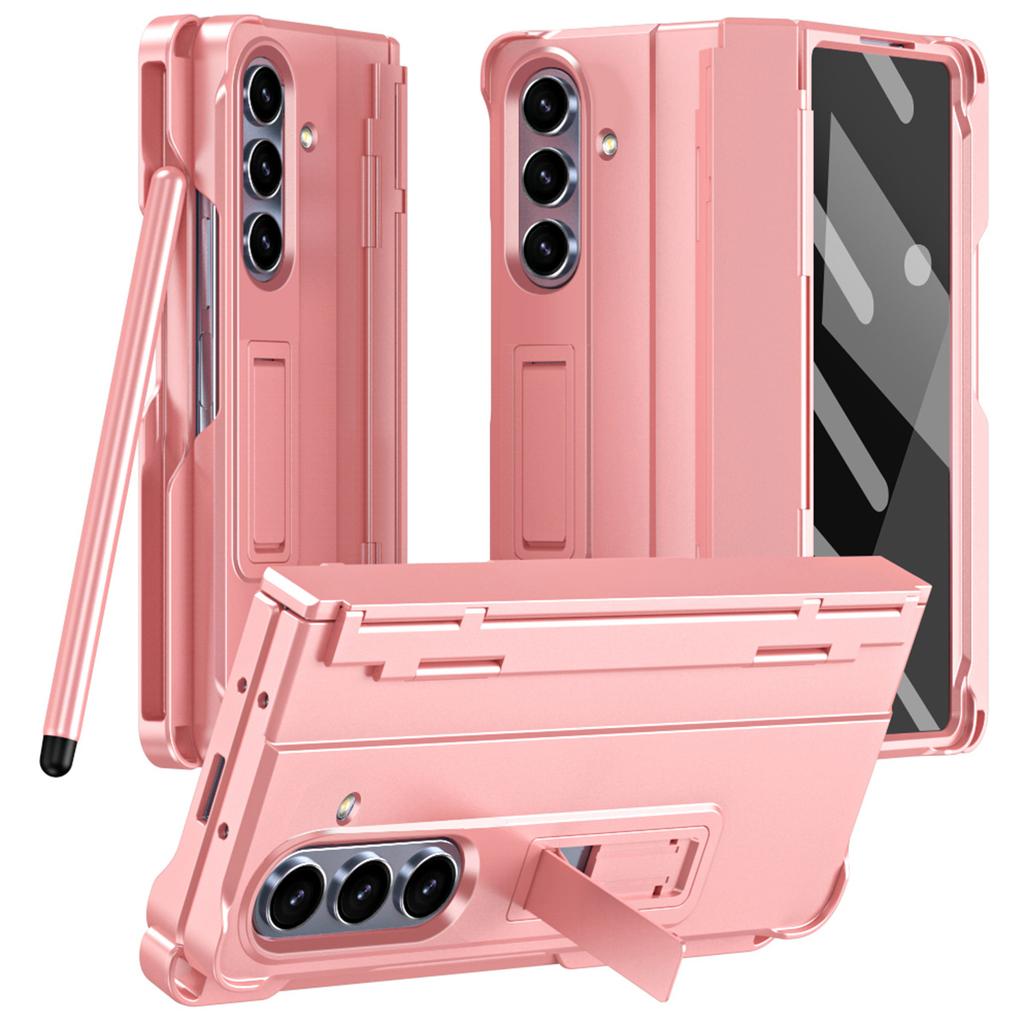For Samsung Galaxy Z Fold7 5G Case Kickstand Hard PC Phone Cover with Stylus/Screen Protector