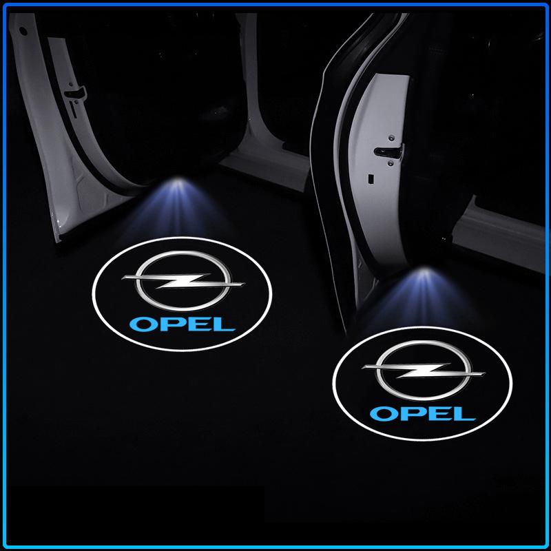 LED Car Door Welcome Lights Laser Projector Wireless Car HD Courtesy Lamp For Opel Astra H G Corsa Insignia Astra Antara Meriva Zafira Interior