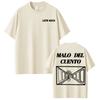 Band Latin Mafia Malo Del Cuento Graphic Tee Shirt Unisex Women Casual Crewneck Oversized T Shirts Harajuku Vintage Gothic Tshirts