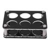 Wine Bottle Display Holder Acrylic Impact Resistant Decorative Wine Bottle Rack for Home Bar 2X3 6 Head Combination Cup