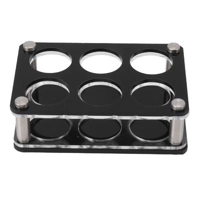 Wine Bottle Display Holder Acrylic Impact Resistant Decorative Wine Bottle Rack for Home Bar 2X3 6 Head Combination Cup