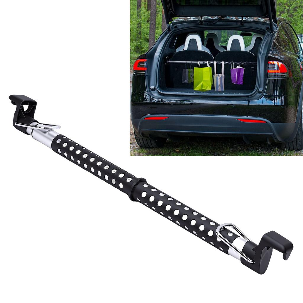 Car Clothes Hanger Bar Telescopic   20.86-46.45 Inch Heavy Duty Travel Garment   for SUVs Trucks RVs