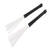 Retractable Nylon Bristle Drum Stick Percussions Drumsticks Brushes Rods Drum Brush for Acoustic Rock Music Lover