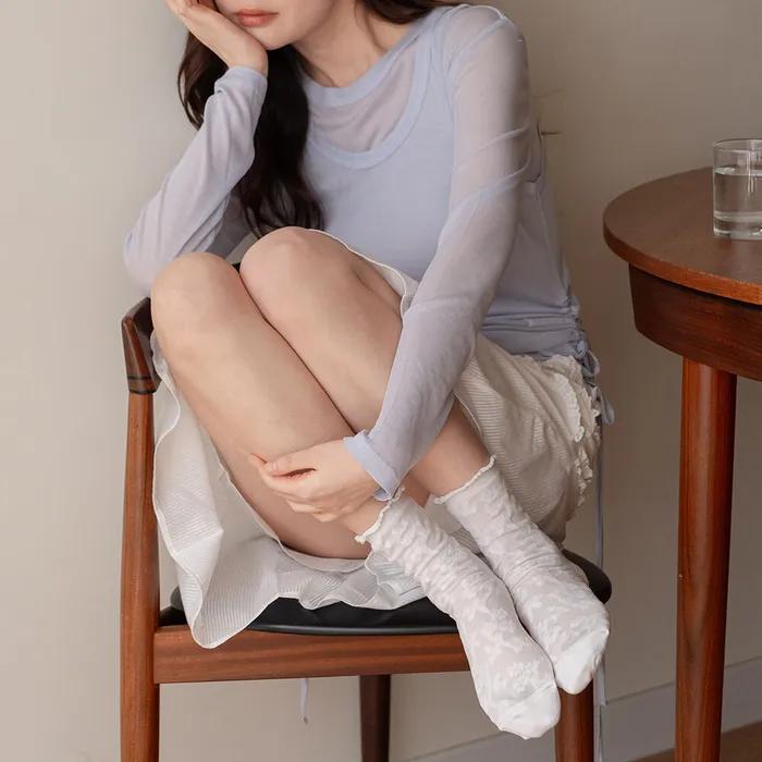 GGRN Fashion Socks_See-through Socks Collection P-00112