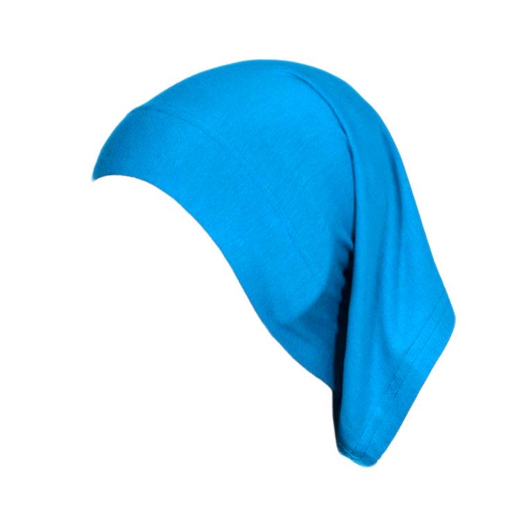 Silk Milk Elastic Undercap Ethnic Snood Solid Color Head Wrap
