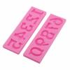 2Pcs Silicone Mold Set Non-stick Muffin Fondant Cake Chocolate Mold Heat-resistant 3D Number Shape 0-9 Numbers Embossing Baking Molds