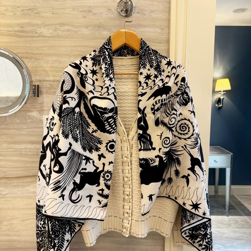 NINA SOLOR Australian Wool Scarf Shawl