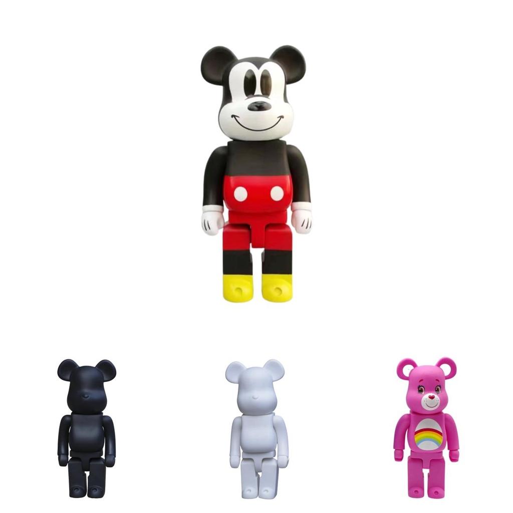 Bearbrick 400% Action Figure Collectible Pvc Daredevils Mickey Bear Building Block Trendy Toy