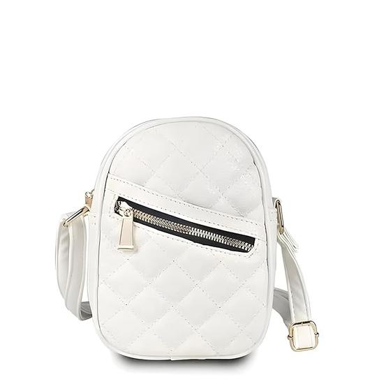 AKSUTI PU-Leder Unisex Umhängetasche/Brusttasche/Handytasche für Damen & Herren | Schultertasche mit verstellbarem Riemen für den täglichen Weg zur Arbeit und Reisen