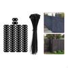 Braces for Garden Fence Privacy Screen with Cable Ties And Accessories