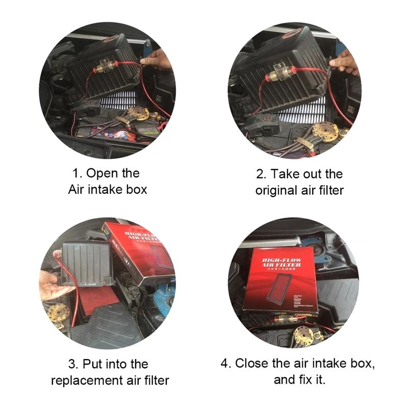 Precise Air Filter High Flow Replacement Cold Air Intake Fits For BMW F25 F11 F10 X5 E70 535I 640I 740I X3 X4 Washable Filter