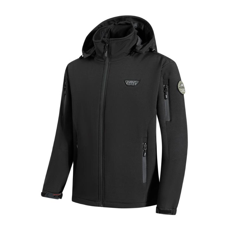 Smart Heated Hooded Jacket – Cold-Proof and Warm Cotton-Padded Windbreaker
