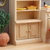 Unpainted Miniature Cabinet 1/12 Scale Doll House Decoration Scene Display Accessories Craft Model Project Furniture