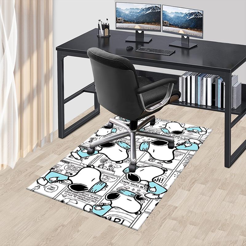 1pc Snoopys Comic Adventure Carpet for Playroom Bedroom Living Room Sofa Home Decor,kids Game Area Rug Non-slip Floor Mat Y7307