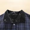 Montagut Girls' Reversible PU Leather Plaid Jacket