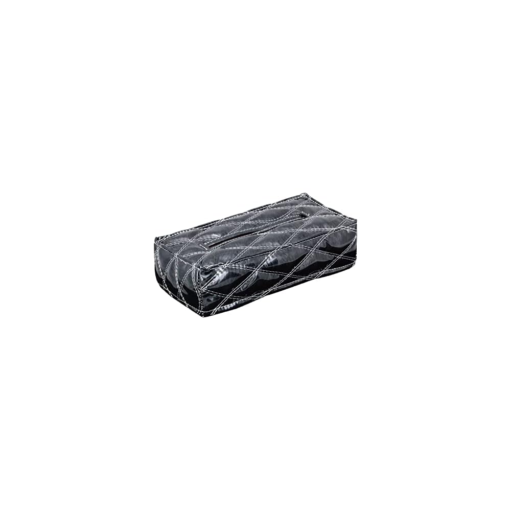 JET INOUE Moco Moco Tissue Case, Double Stitch, Rectangular, Maverick, Black 594992