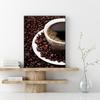 DIY Diamond Painting Coffee Cross Stitch Kit Mosaic Art Diamond Painting Full Circle/Square Diamond Home Decoration