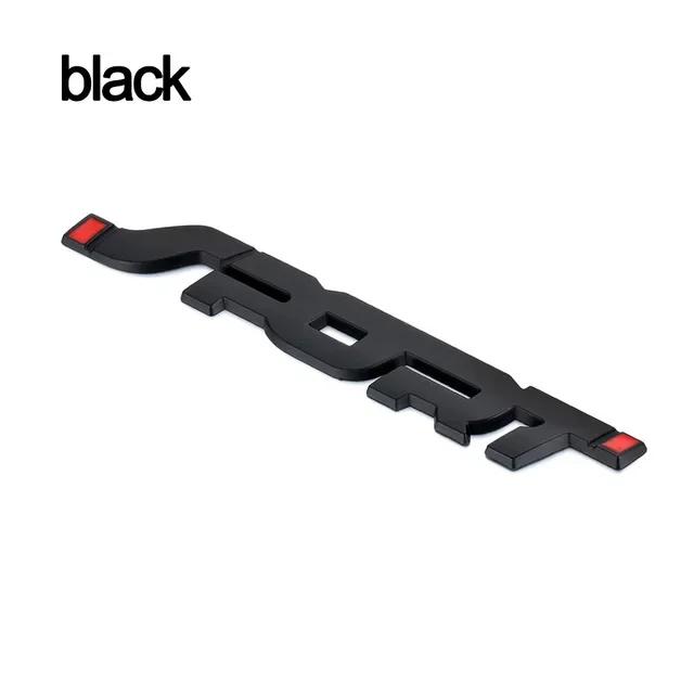Car Sticker Styling Metal 3D Chrome Black Auto Car Trunk Racing Sport Word Letter Logo Emblem Badge Decal Sticker Accessories