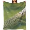 Australian Saltwater Crocodile Throw Blanket Designers Funny Gift Halloween Sofa Blankets