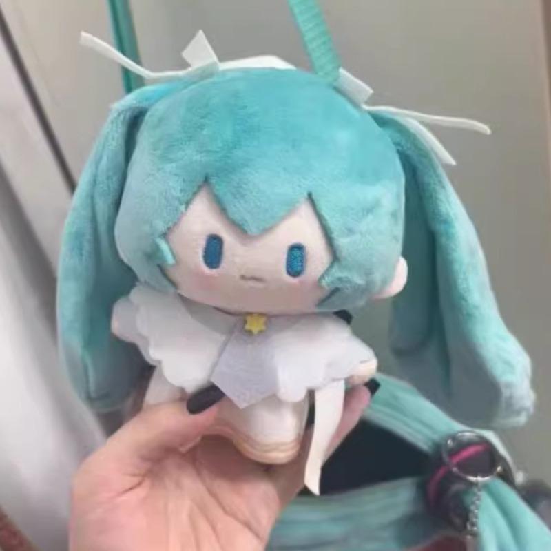 6CM 2025 New Anime Hatsune Miku Star Prayer Night Figure Kawaii Q Version Plush Toys Doll Keychain Bag Pendant Gifts