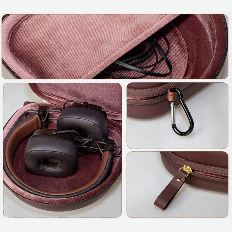 Headphone Travel Case with Hard Shell, Soft Interior and Inner Pocket for MAJOR 3/4/5 for Daily Carry, Commuting