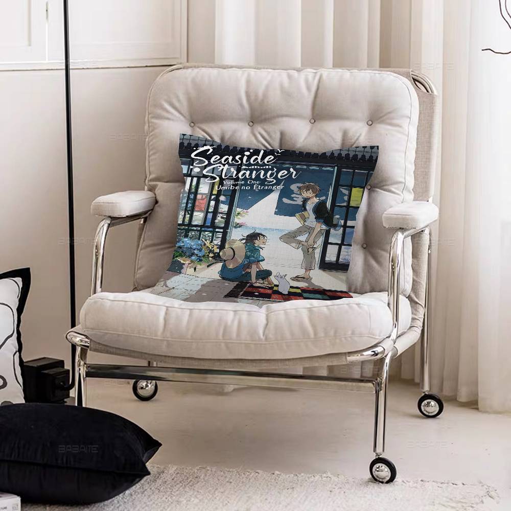 Umibe No Etranger Stitch Lucky Dragon pillow cover sofa cushion cover home room decoration children gift