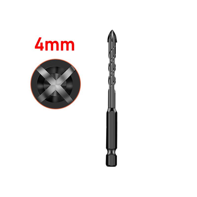 Alloy Hex Shank Spiral Drill Bit for Cement, Wood, Ceramic, Glass