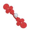 Baixi Clothing Accessories: Handmade Ribbon Woven Four-Wheel Pig Nose Bead Buttons