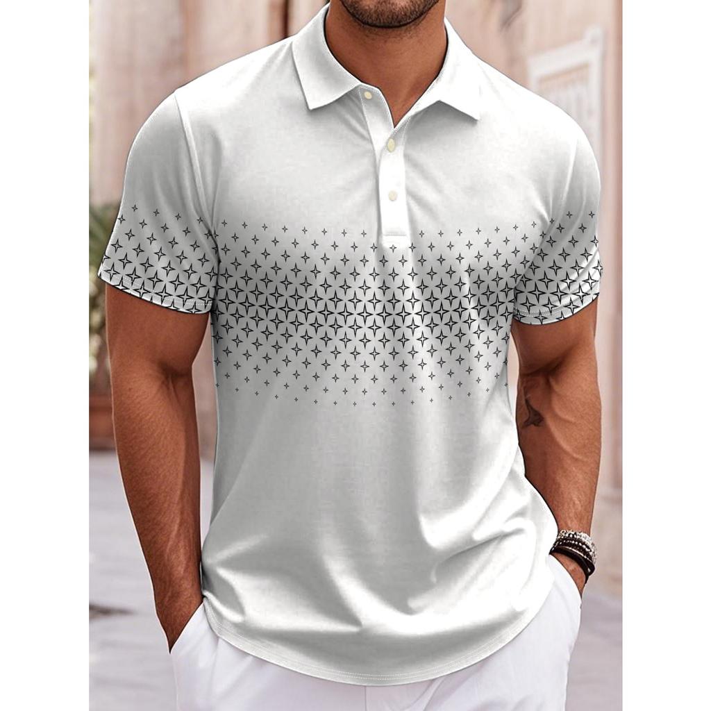 Men's Golf Polo Short Sleeve Polo Shirt Outdoor Business Casual Daily Streetwear Summe
