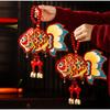 Cute Red Fu Bao Tassel Hanging Ornament Chinese Spring Festival Wall Door Pendant  New Horse Year Home Decorations