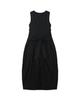 Akeumueo Blank Cotton Dress Black