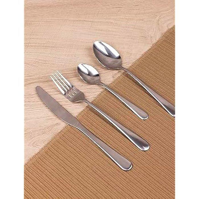 Fourchettes - SAN IGNACIO - Set 3pc - Acier Inoxydable Recyclé - Design Brillant - Poignée Ergonomique