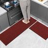 Seven-Striped Non-Slip Waterproof Floor Mat: Full Coverage for Kitchen and Entryway.