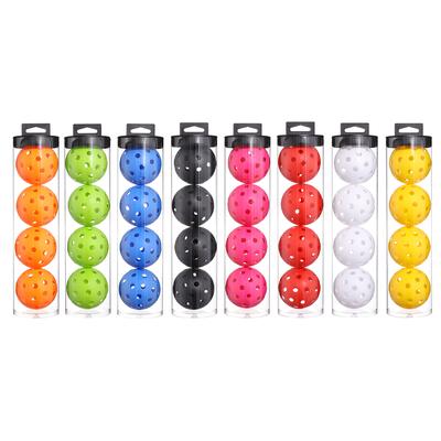 Hanging Barrel Pickleball Super Hard 40 Holes Holed Balls 74mm Rotational Molding Luminous Toy Ball