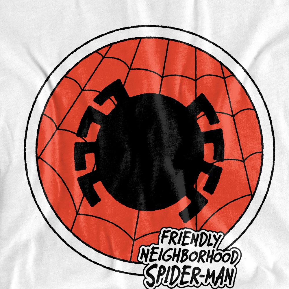 Spider-Man Childrens/Kids Friendly Neighborhood Badge T-Shirt