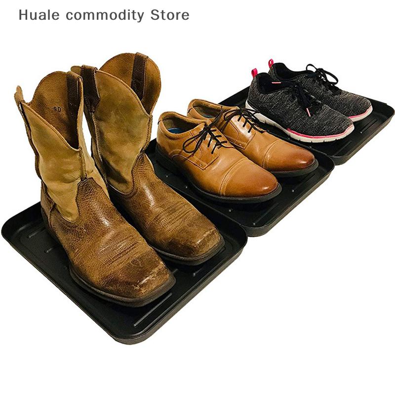 1/2/3pcs Boot Tray Heavy Duty Shoe Mat Trays Car Shoes Storage Tray Dog Cat Bowl Mats Multifunctional Under Seat Container Box