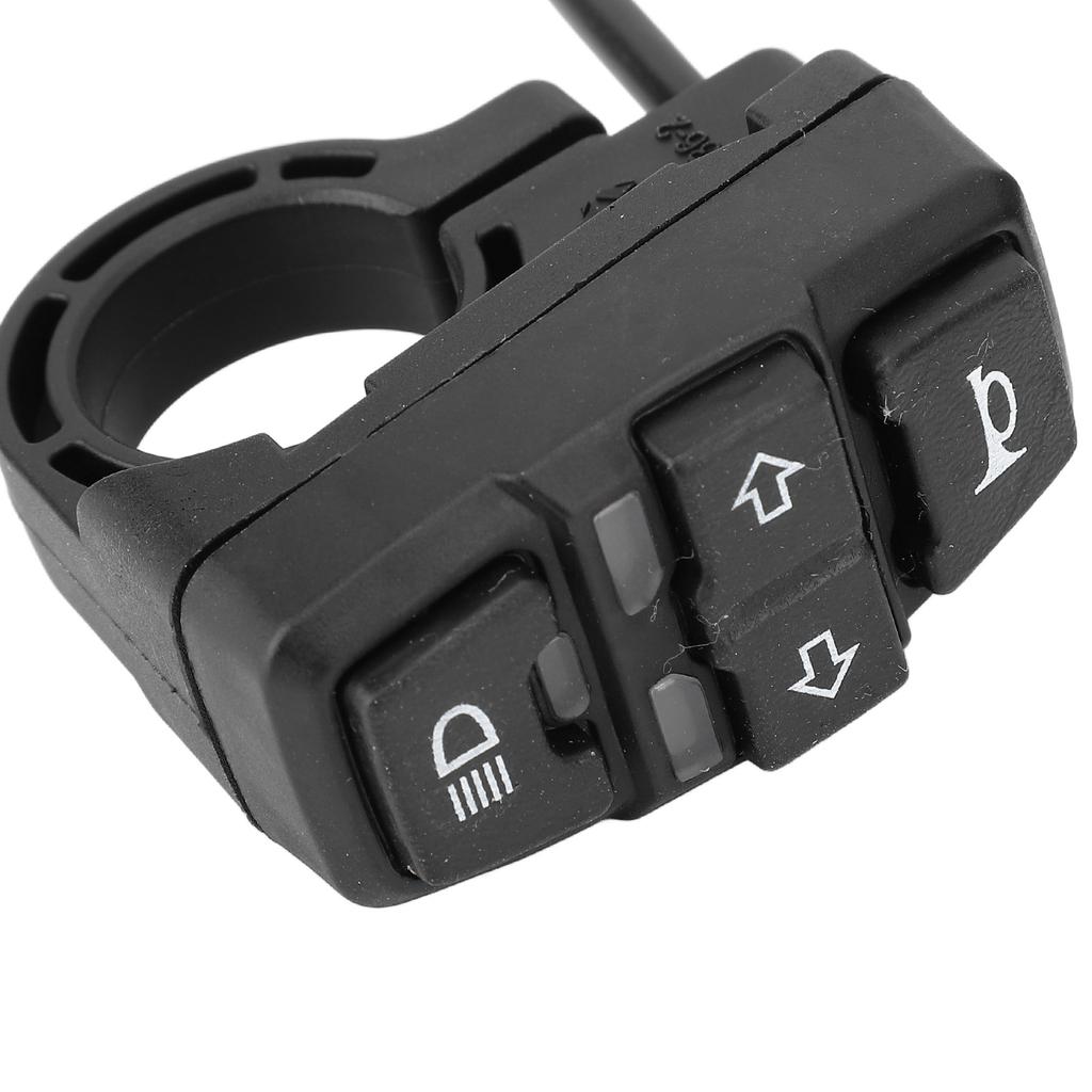 Bike Headlight Taillight Set High Brightness LED Front and Back Lamp Connection Cable Kit for 24V 36V 48V Electric Bikes