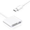 "Universal Multi-function TYPE-C to USB Card Reader for CF, SD, and TF Cards"