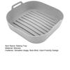 Silicone Air Fryer Liner Reusable Air Fryer Basket Liner Pot